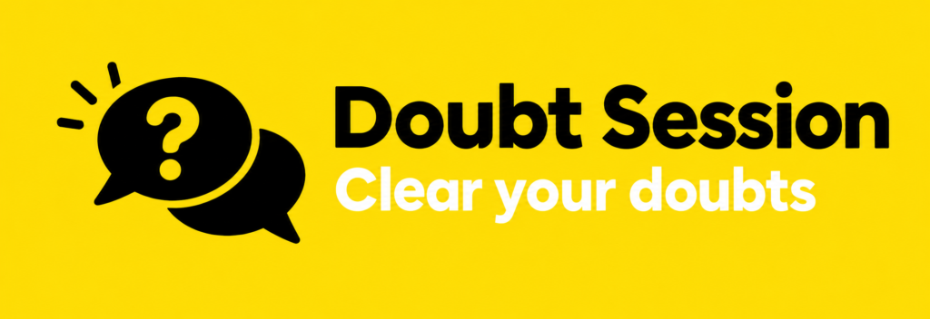 Doubt Session Banner